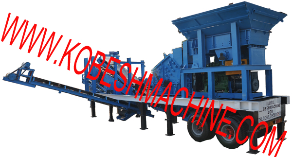 portable crushing and screening plant
