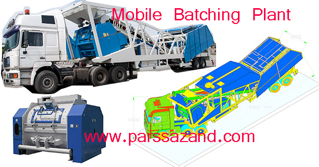 mobile concrete batching plant - beton zavod